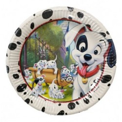 Disney 101 Dalmatians Paper Plate (8 pièces) 23 cm