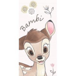 Fleur de serviette de plage de Disney Bambi 70 * 140 cm