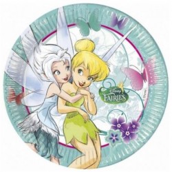 Plaque en papier Disney Fairyland (8 pièces) 23 cm