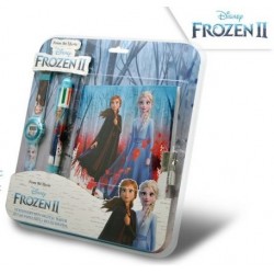 Disney Frozen Journal + stylo à 6 couleurs + montre