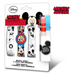 Disney Mickey Digital Watch + Colorable Watch Band Set