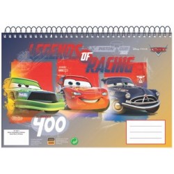 Disney Cars A / 4 Spiral Sketchbook 30 Feuilles