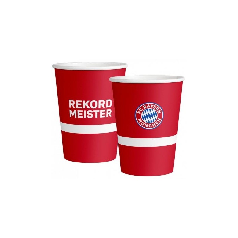 FC Bayern Munich Paper Cups 500 ml (6 pièces)