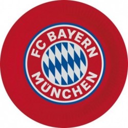 Plaque en papier du Bayern München du Bayern (8 pièces) 23 cm