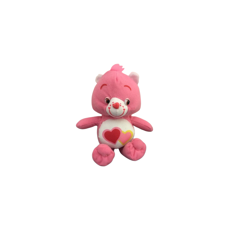 Peluche bisounours rose de 20 cm