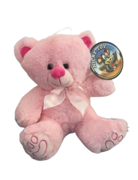 Peluche ours rose tout doux...