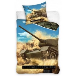 Unité de lit de lit de char armée 140 × 200 cm 70 × 90 cm