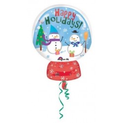 Ballon de papier boule de neige de Noël 50 cm