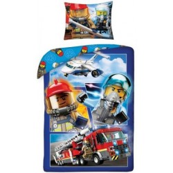 Lego City Bedlinen Fire 140 × 200 cm 70 × 90 cm