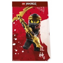 Lego Ninjago Party Bags 4 pièces