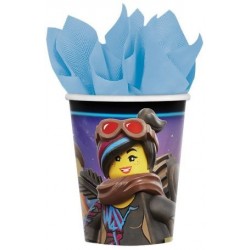 Cup de papier de cinéma Lego (8 pièces) 266 ml