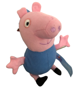 Peluche peppa pig bleu 12 cm