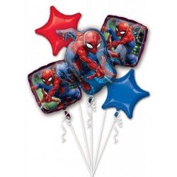 Ballon de papier d'aluminium Spiderman (5 assemblé)