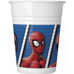 Spiderman Team Up Cup Plastic (8 pièces) 200 ml