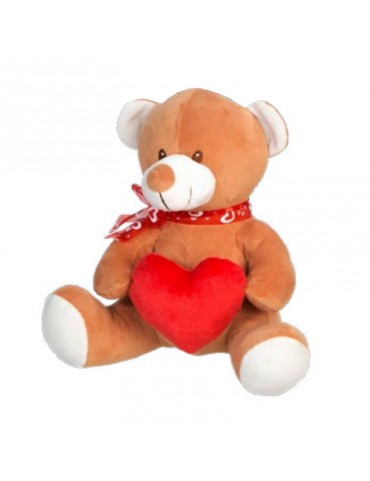 ours en peluche avec un coeur