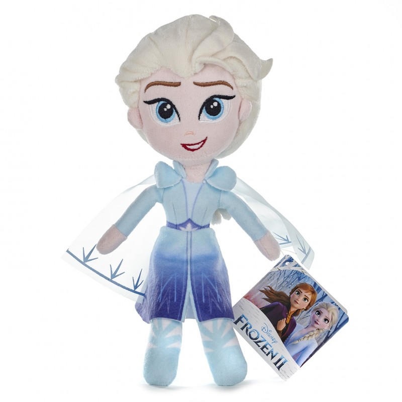 Peluche Elsa 20 cm la reine des neiges Disney