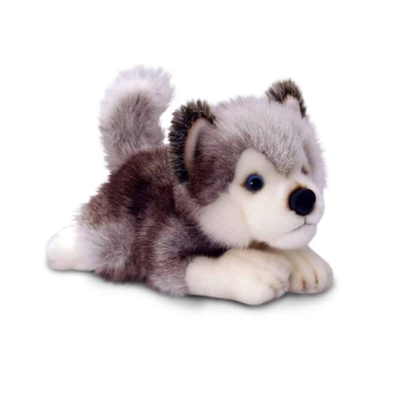 PELUCHE CHIEN HUSKY 25CM