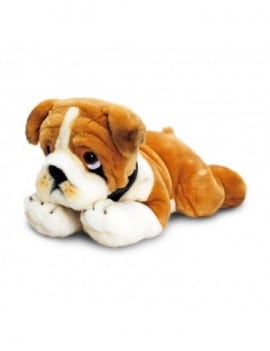 PELUCHE CHIEN BULLDOG 35 CM