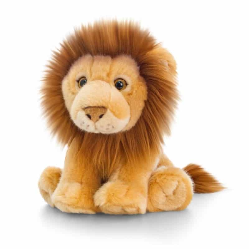 PELUCHE LION ASSIS 18CM