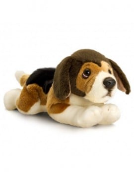 PELUCHE CHIEN BEAGLE TRICOLORE 35CM