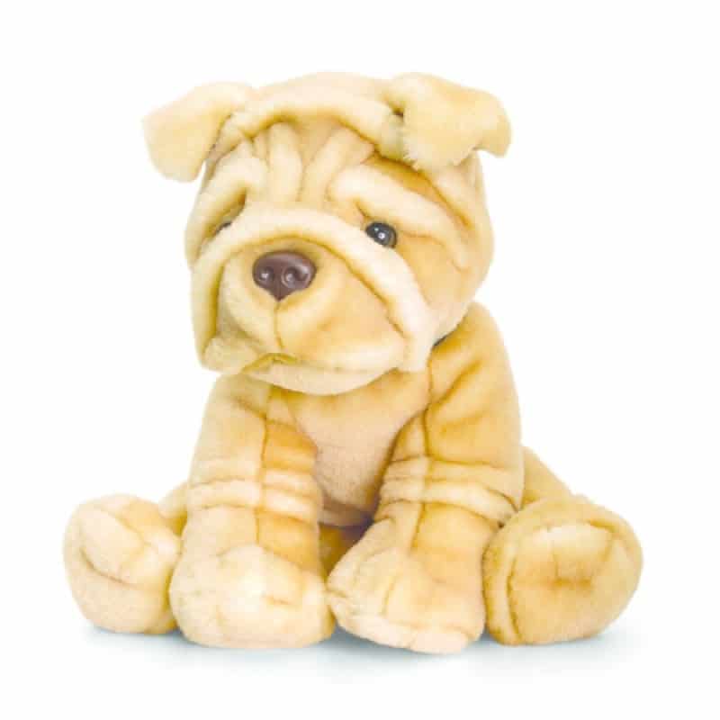 PELUCHE CHIEN SHARPEI 35CM