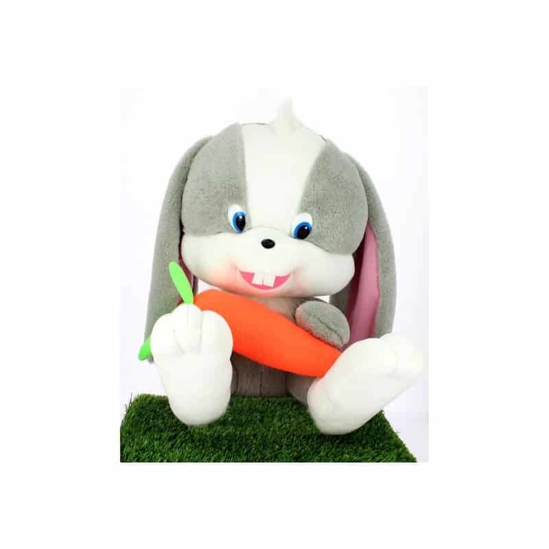 Peluche lapin géant avec carotte 40CM
