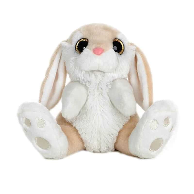 LAPIN BEIGE YEUX BRILLANT T2 25CM