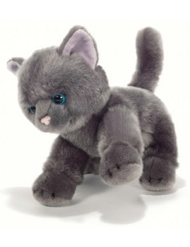 chat en peluche