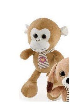 Peluche SINGE avec écharpe