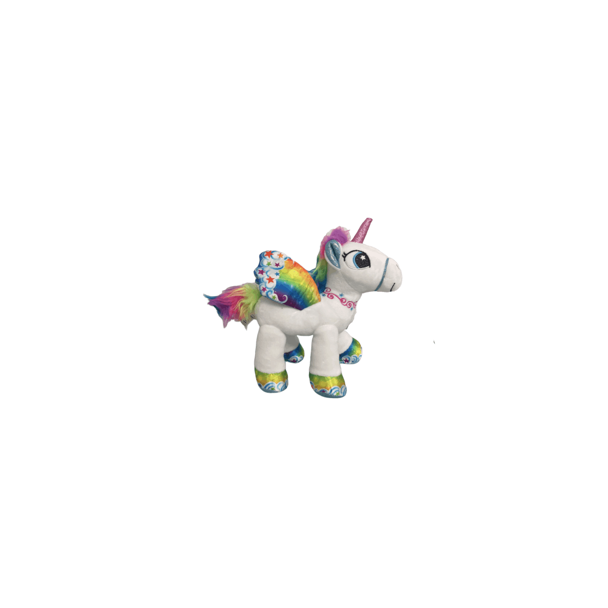 peluche licorne blanche